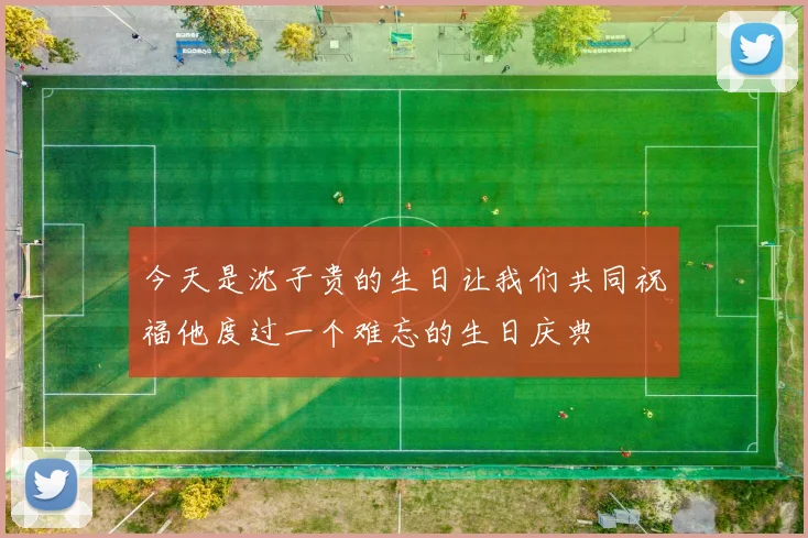 今天是沈子贵的生日让我们共同祝福他度过一个难忘的生日庆典